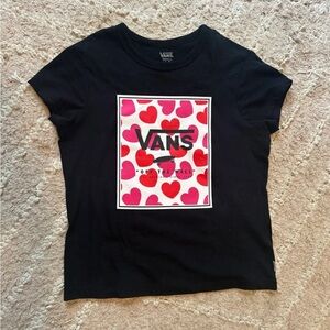 Youth Vans hearts tshirt